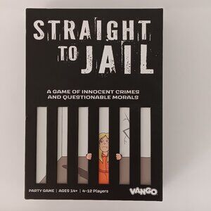 Vango Straight to Jail Party Game Cards 4 - 12 Players Ages 14+ Family Friends